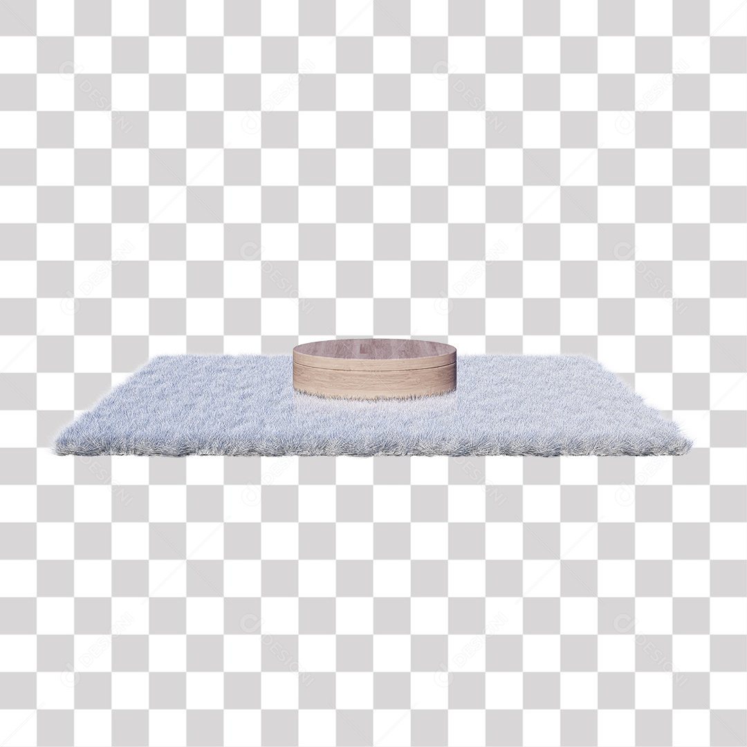 Pódio Branco Elemento 3D PNG Transparente