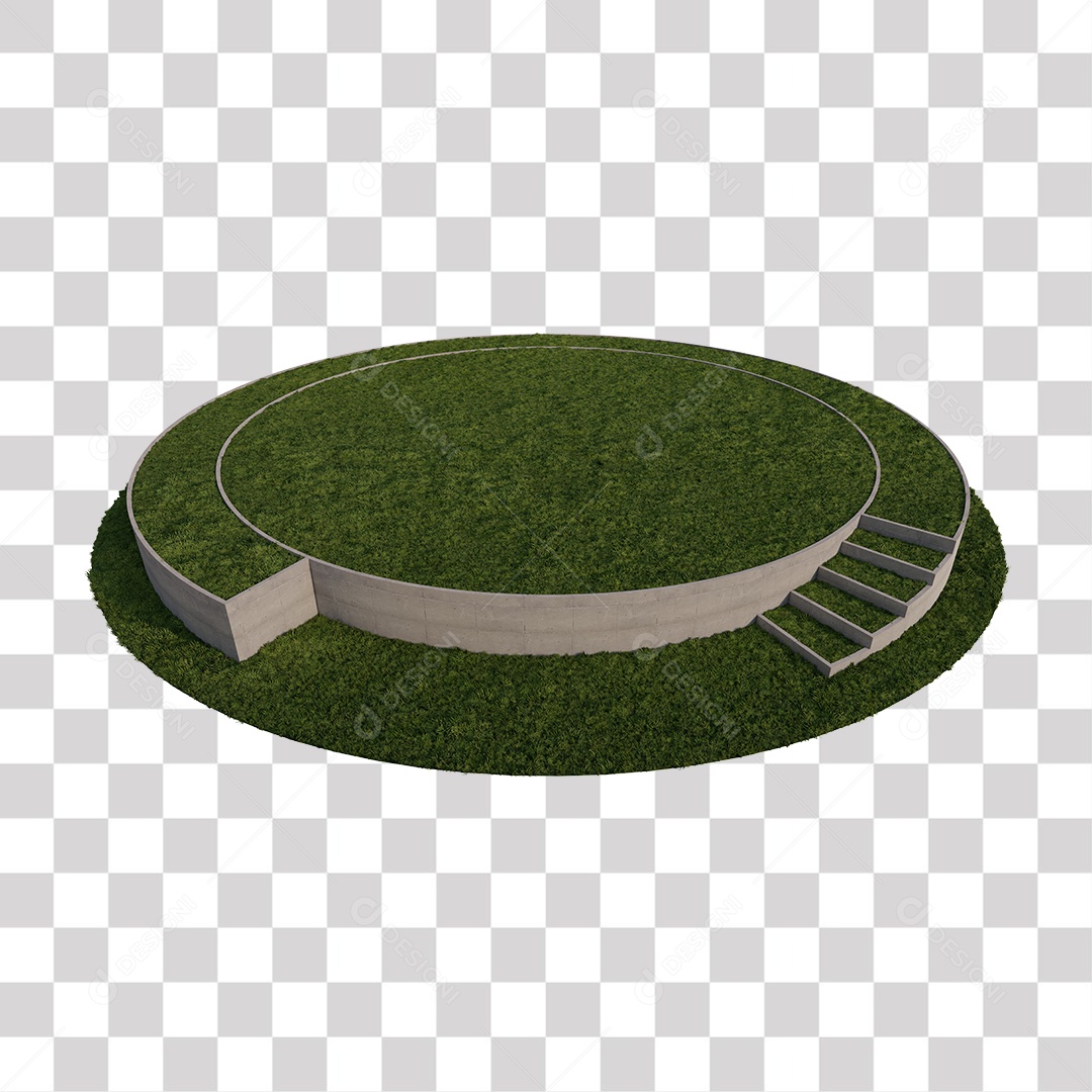 Campo Verde PNG Transparente