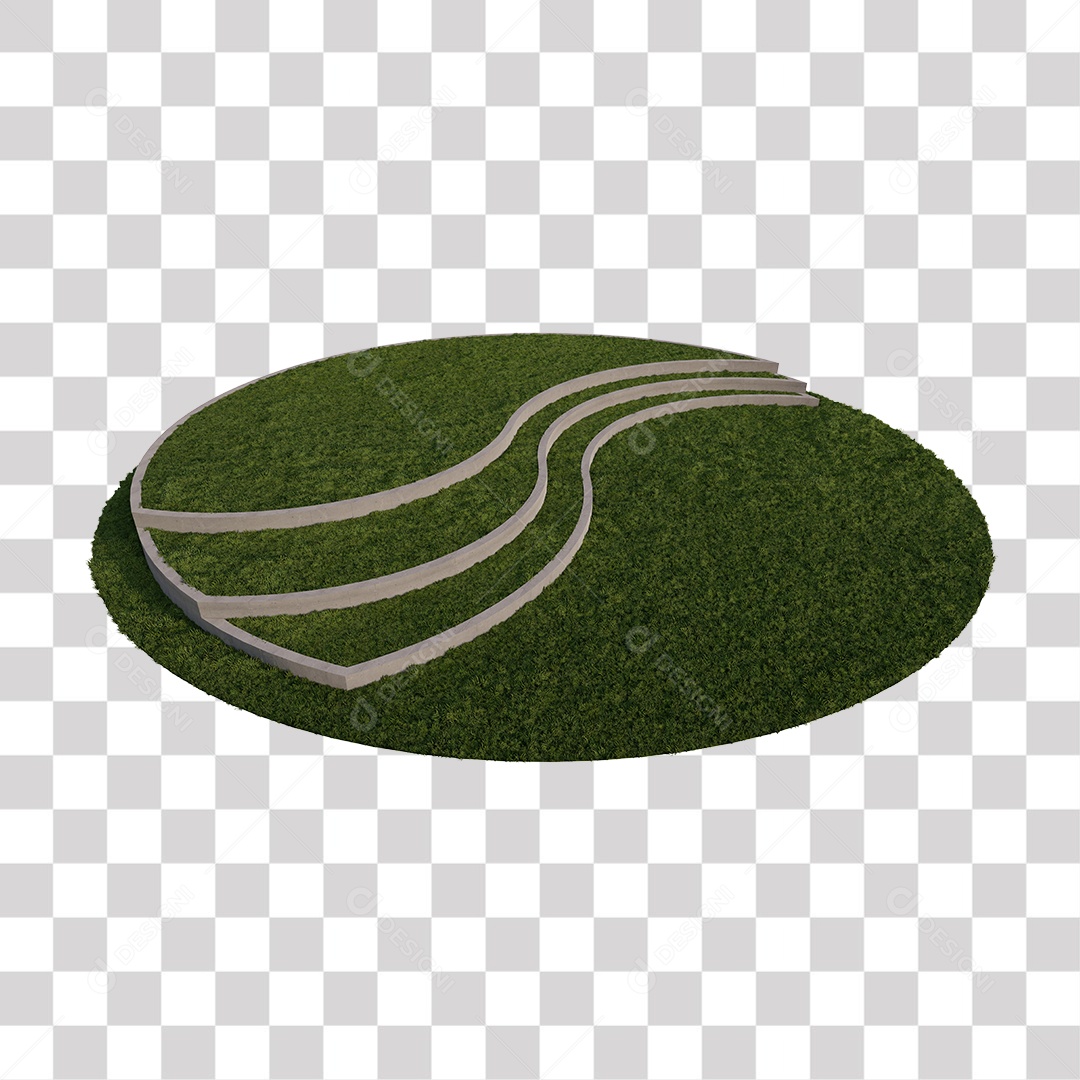 Campo Verde PNG Transparente