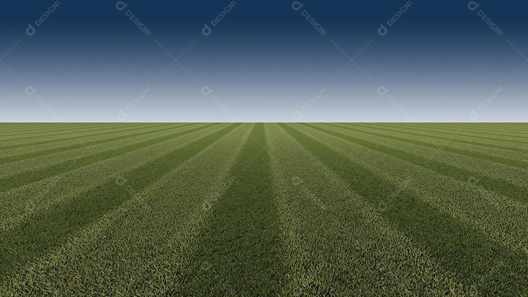 Fundo de campo de grama verde para futebol, futebol e outros esportes PSD Premium