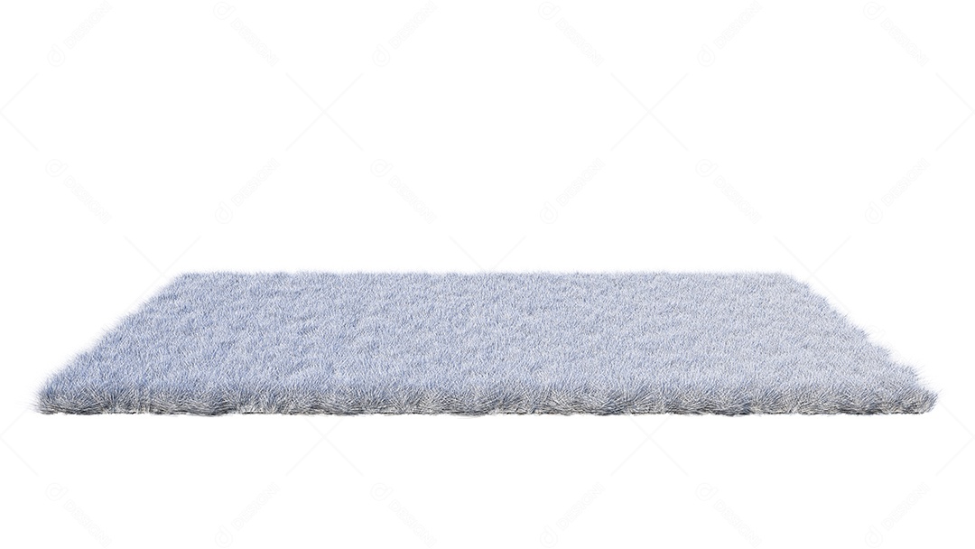 Uma imagem de renderização 3d do local de exibição de produtos de madeira na pele branca.