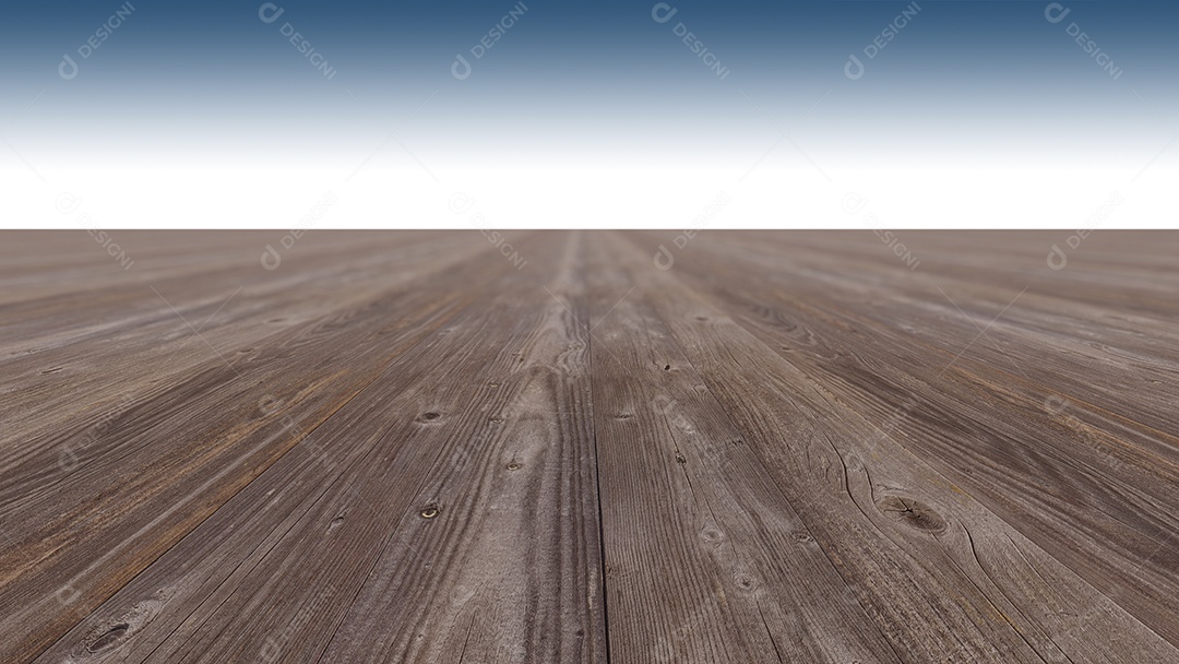 Uma imagem de renderização 3D do piso de madeira.