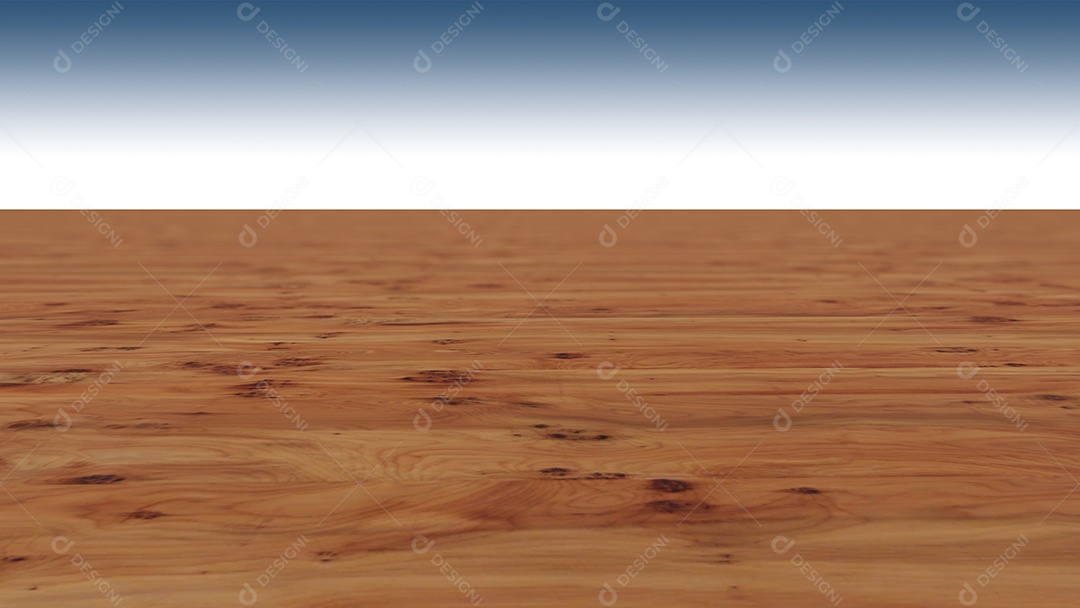 Uma imagem de renderização 3D do piso de madeira.