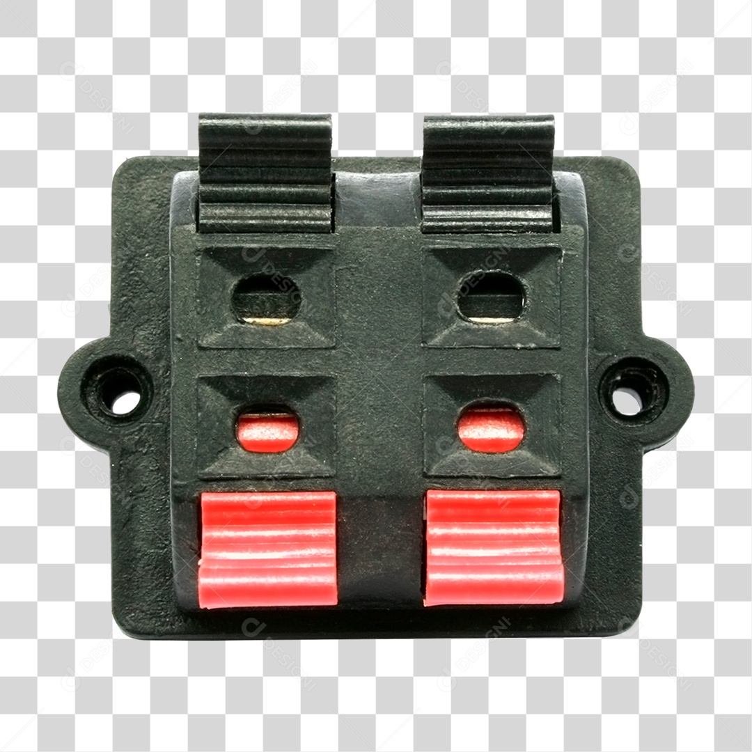 Borne Quadrado 4 Saídas PNG Transparente