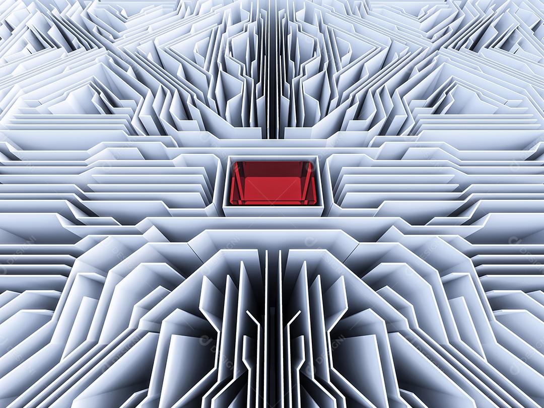 fundo 3d, imagem abstrata e em perspectiva de placas de circuito para dispositivos eletrônicos