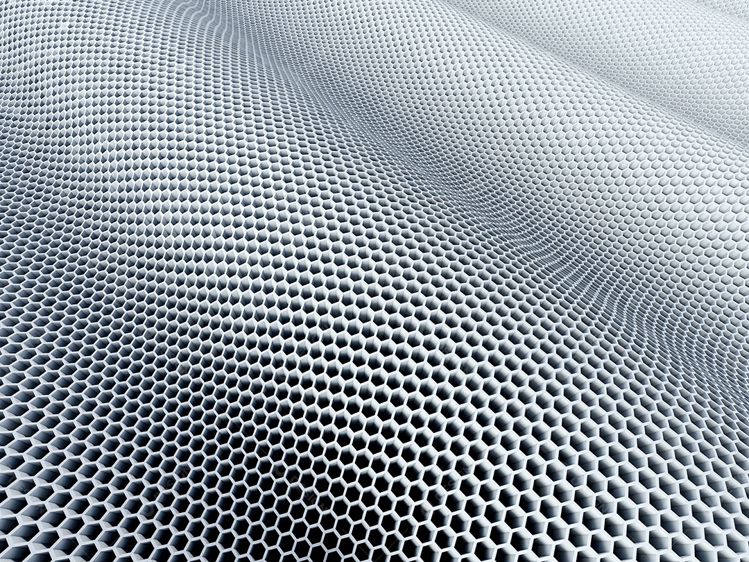 padrão de hexágono 3D