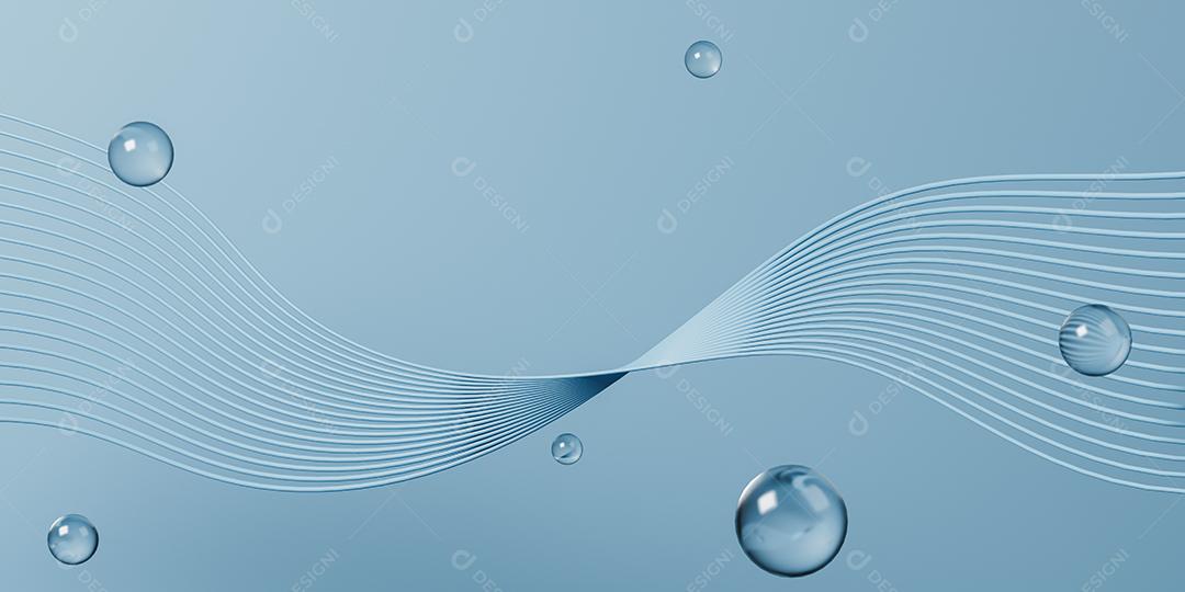 renderização de imagem com linhas de forma espiral