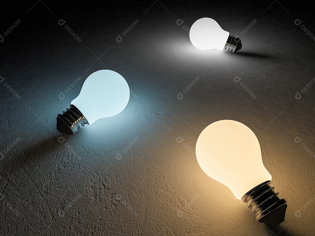 Escala de temperatura de cor 3Ds.