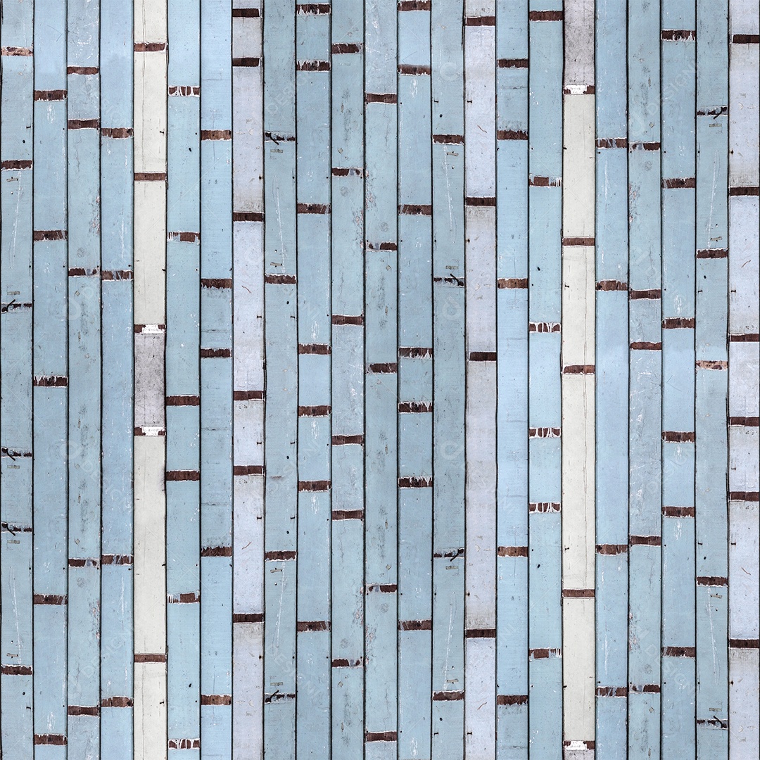 Parede de madeira velha colorida sem costura.