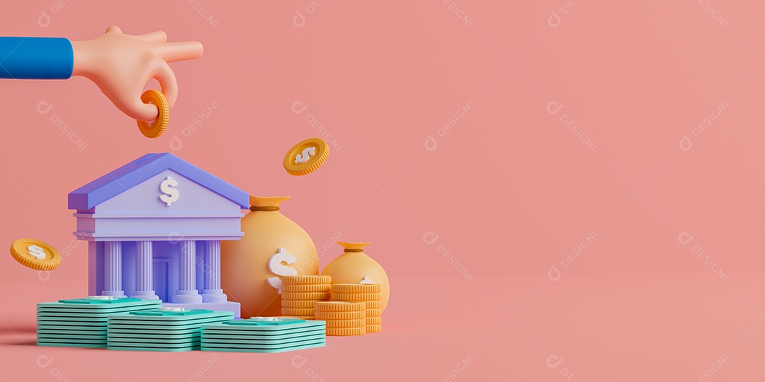 Conceito agencia bancária