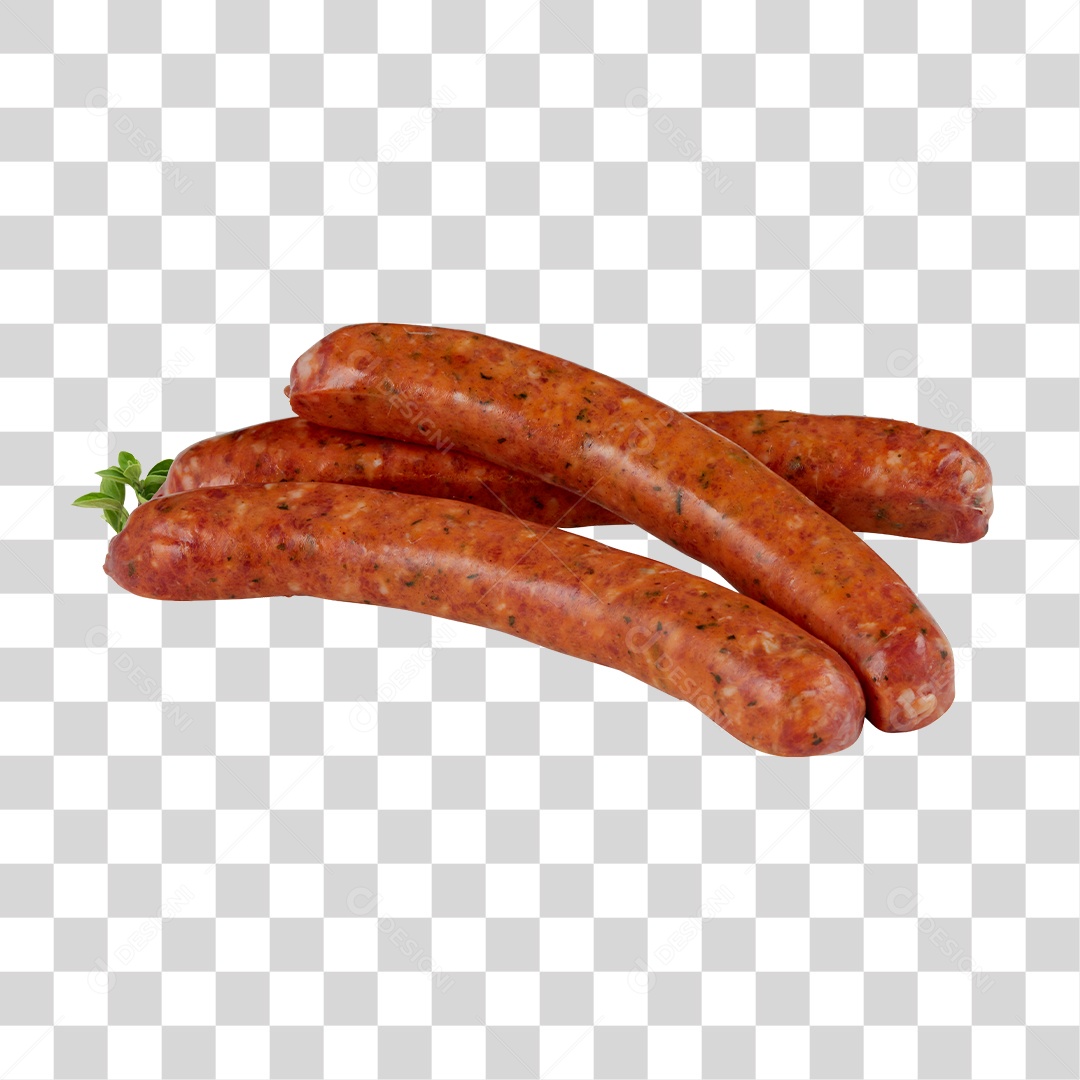 Linguiça Temperada PNG Transparente