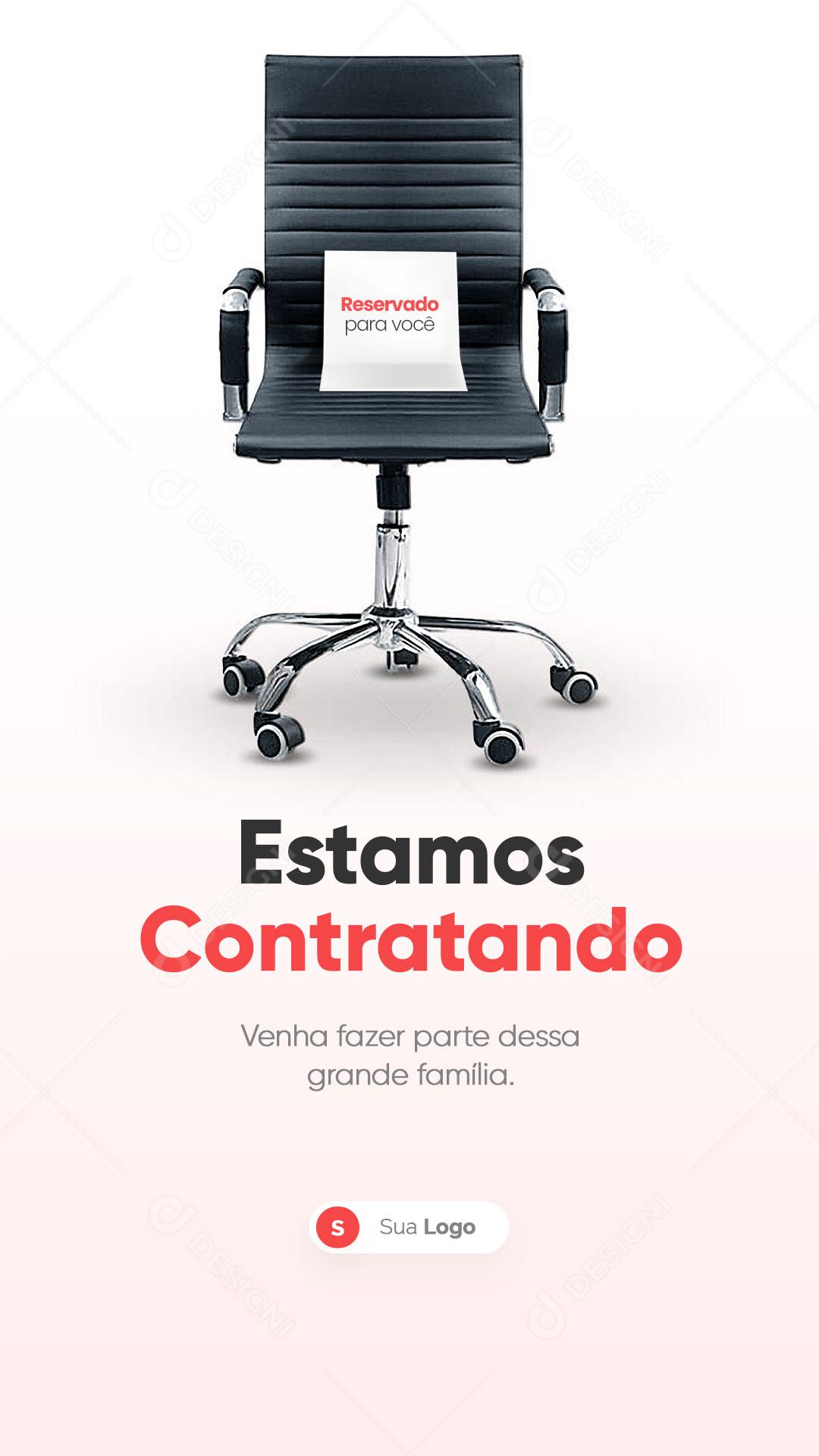 Estamos Contratando Designer Gráfico Social Media PSD Editável