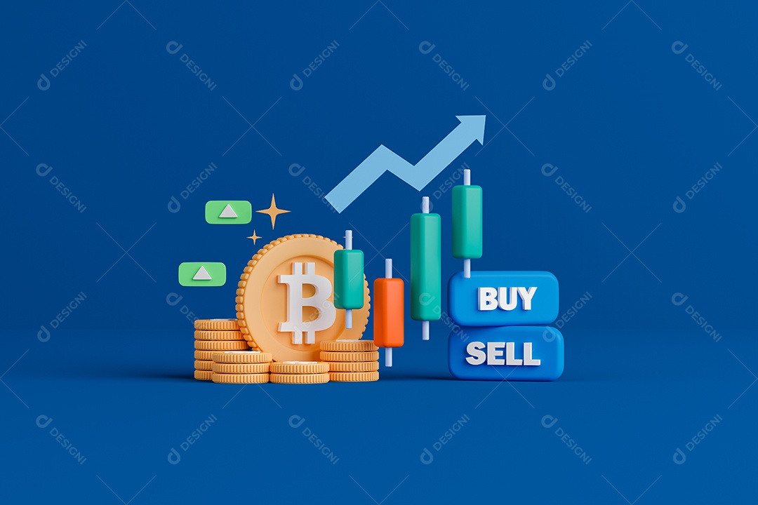 Gráficos de moedas Bitcoin