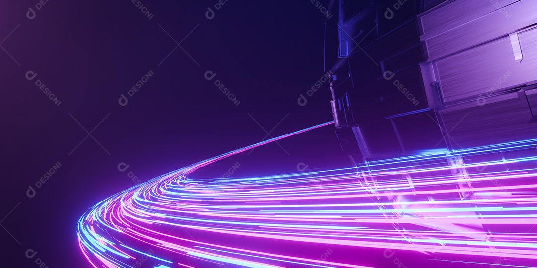 Background de luzes rosa