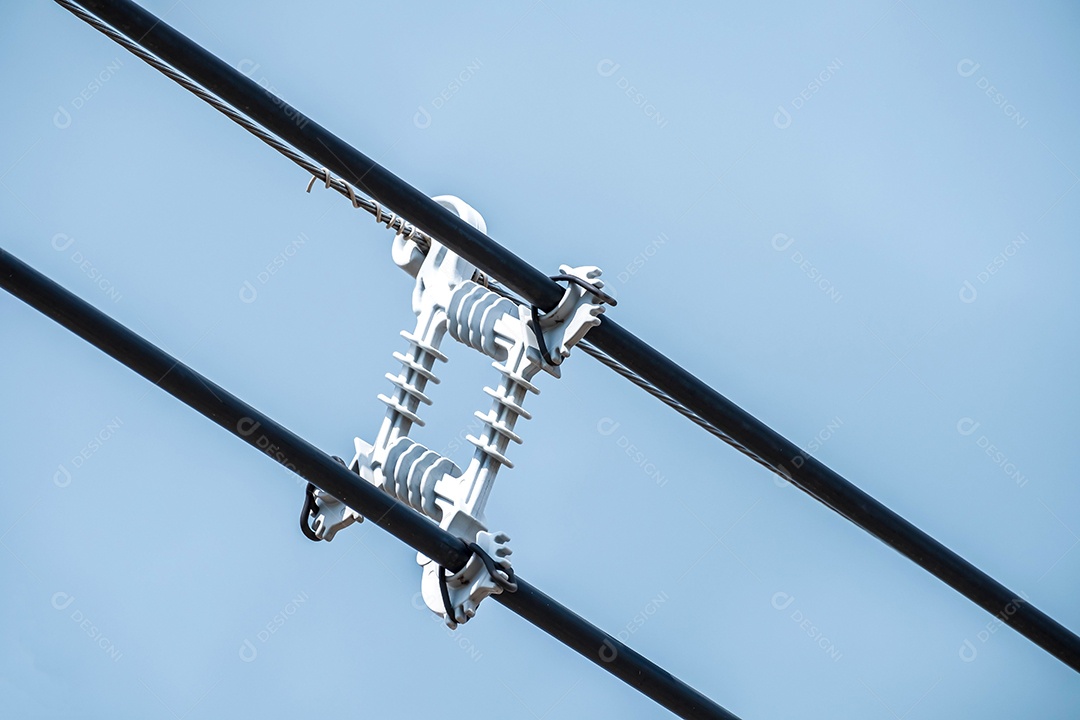 Espaçador de cabo de alta tensão Po elétrico