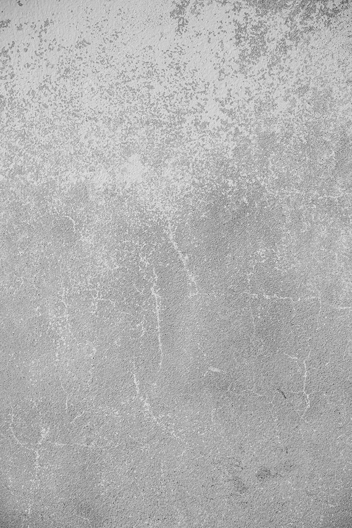 Velho muro de concreto em preto e branco, parede de cimento, parede quebrada, textura de fundo