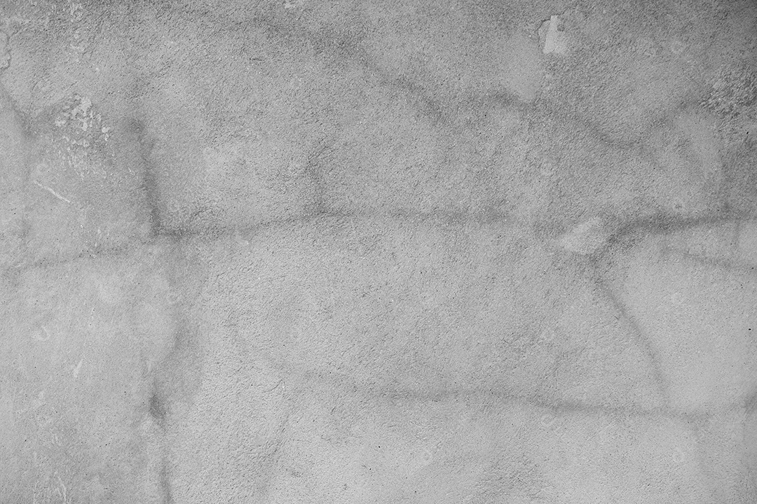 Velho muro de concreto em preto e branco, parede de cimento, parede quebrada, textura de fundo