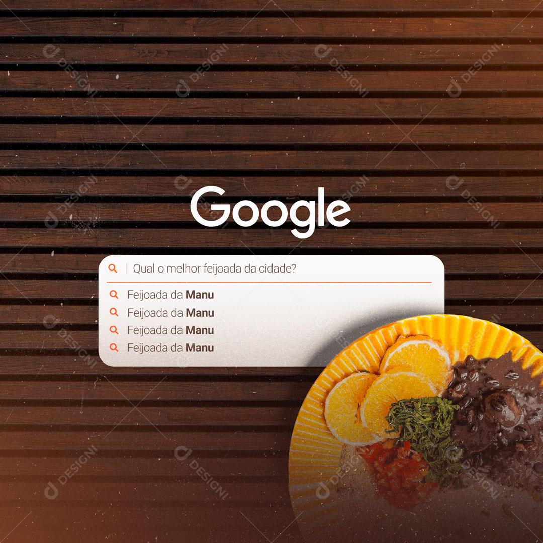 Social Media Restaurante Feijoada PSD Editável