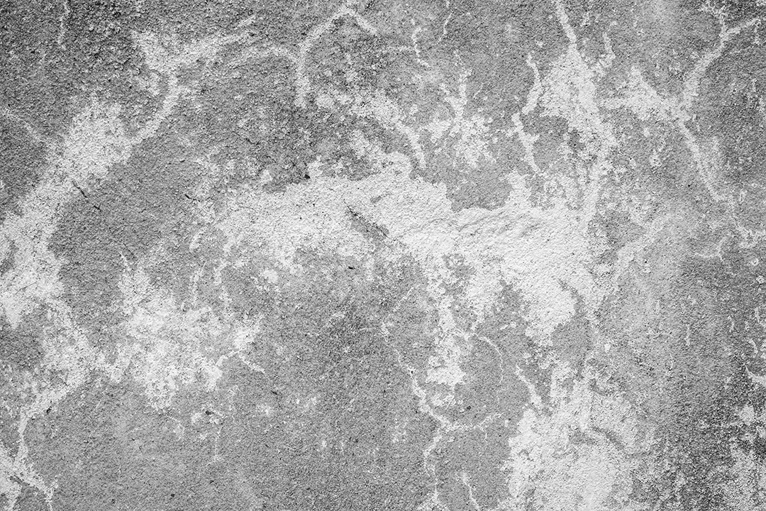 Piso de concreto antigo na cor preto e branco, cimento, quebrado, sujo, textura de fundo