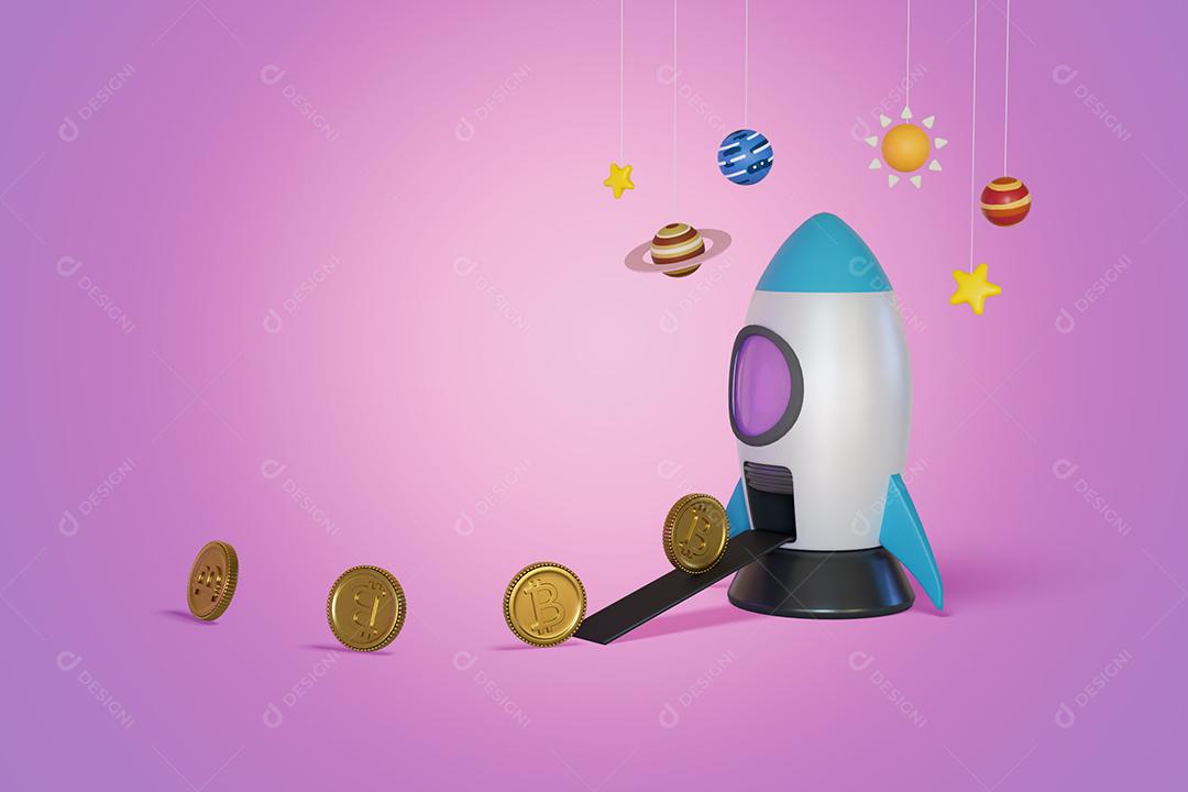 Mulher vestindo vr está jogando um jogo no Metaverse 3D