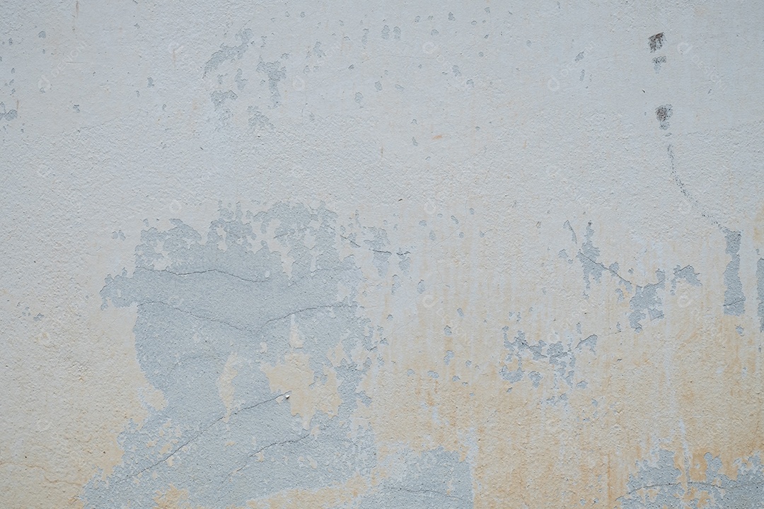 Velho muro de concreto em preto e branco, parede de cimento, parede quebrada, textura de fundo