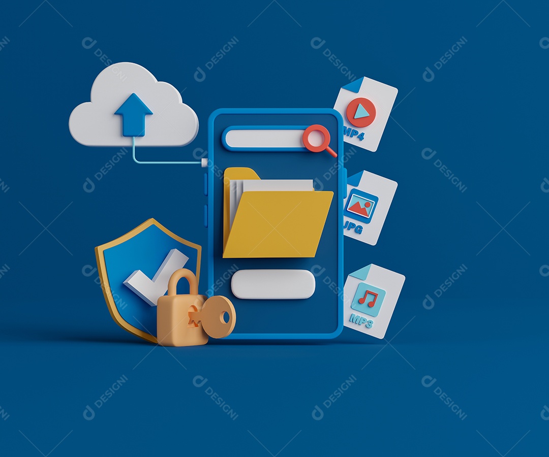 Tela celular file manager