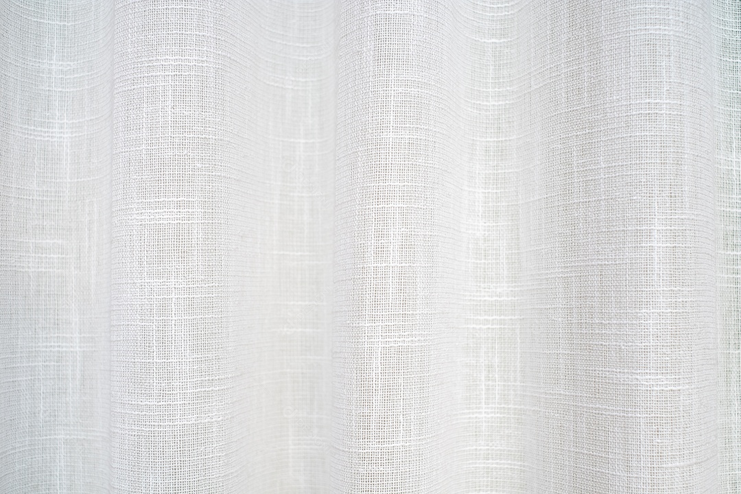textura com cortinas brancas finas