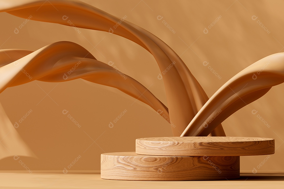 Renderização 3D Pódio de exibição