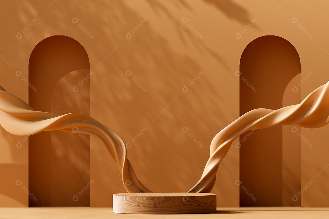 Renderização 3D Pódio para exibição