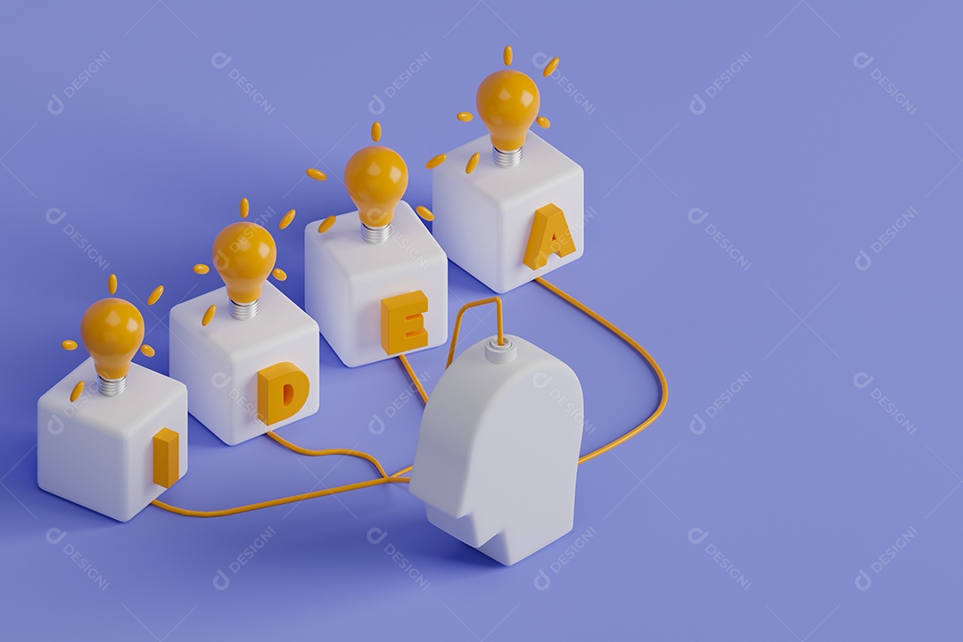 Renderização 3D Conceito Ideias