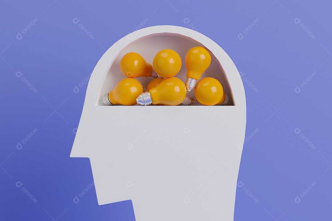 Renderização 3D conceito Ideias