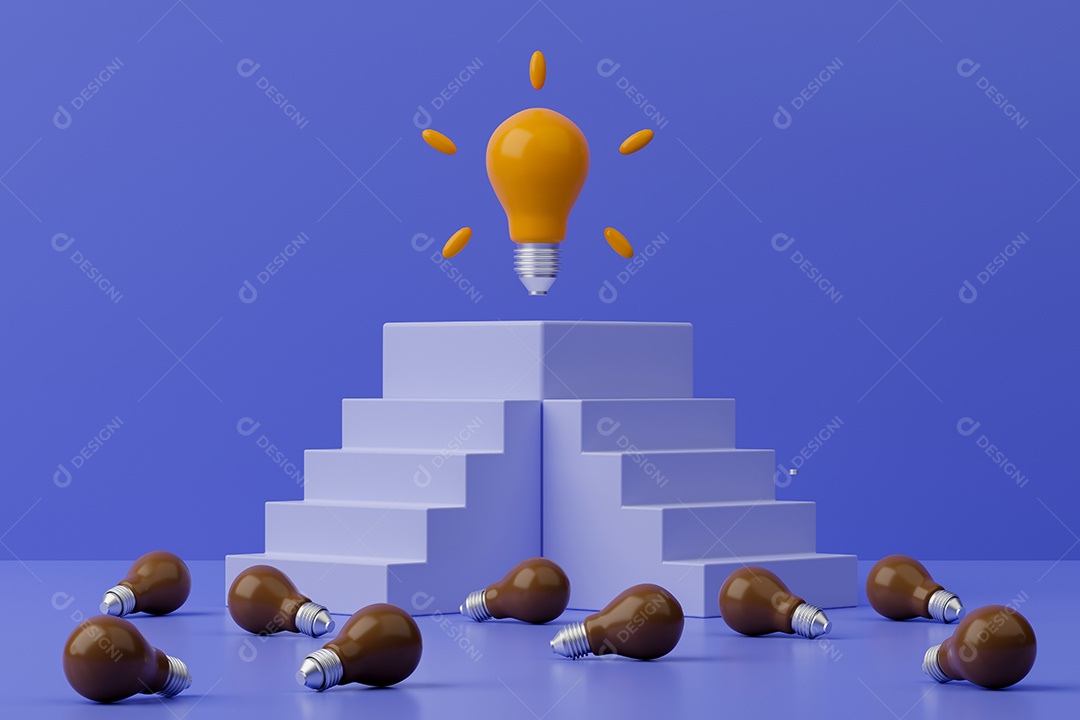 Renderização 3D conceito Ideias