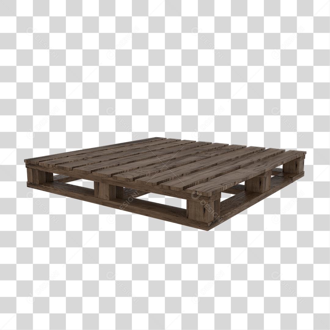 Palete de Madeira PNG Transparente