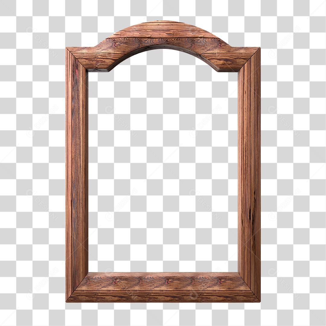 Brown Wood Frame Transparent PNG