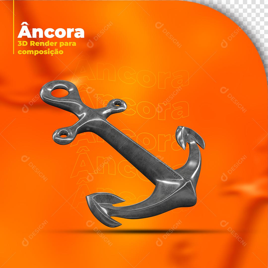 Âncora 3D Elemento para composição PSD