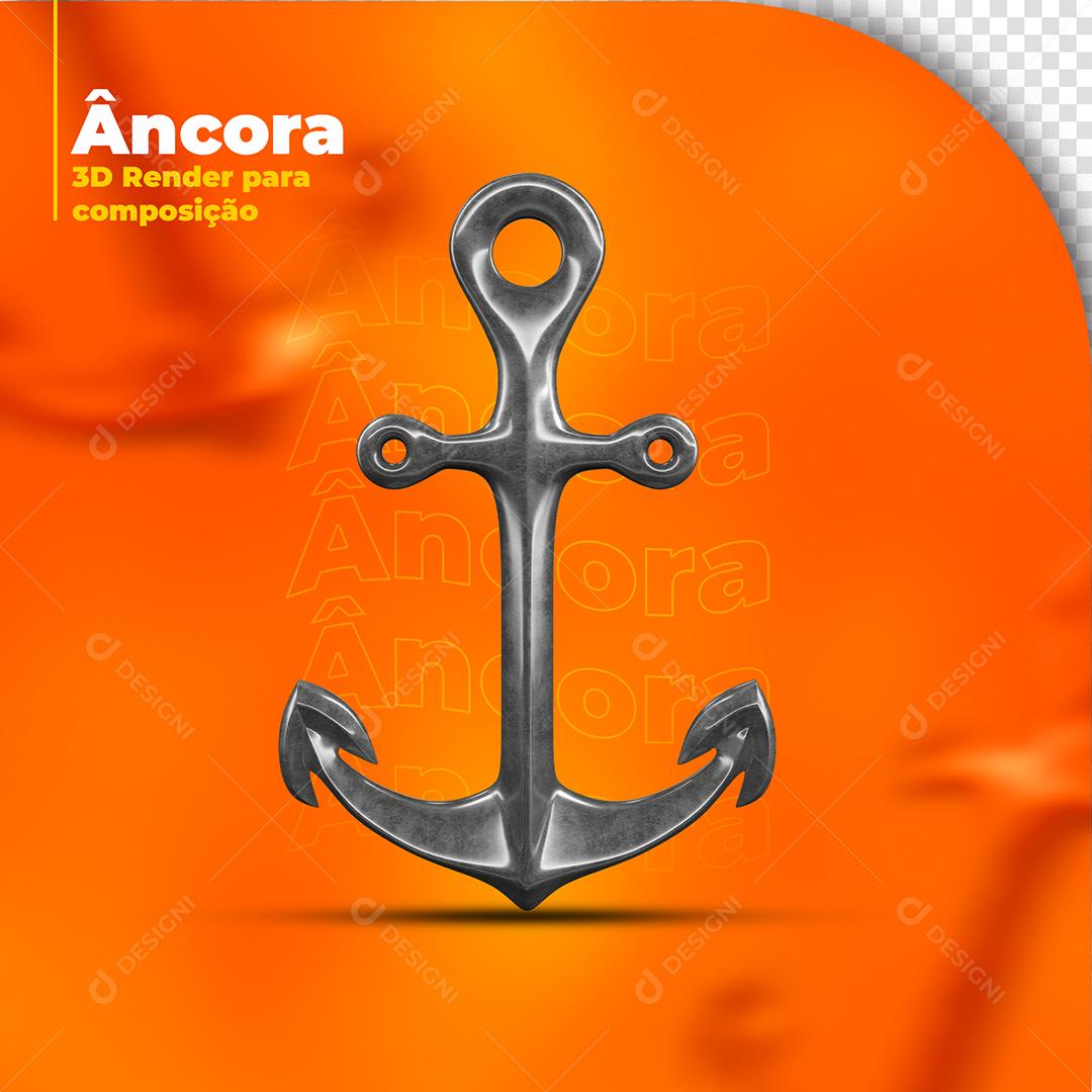 Âncora 3D Elemento para composição PSD
