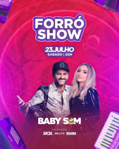 Flyer Forró Show Baby Social Media PSD Editável
