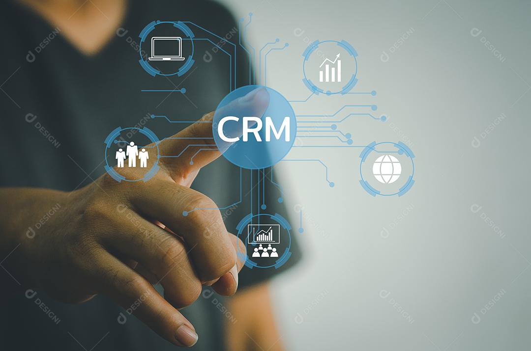 CRM Software de sistema de automação de gerenciamento de relacionamento com o cliente