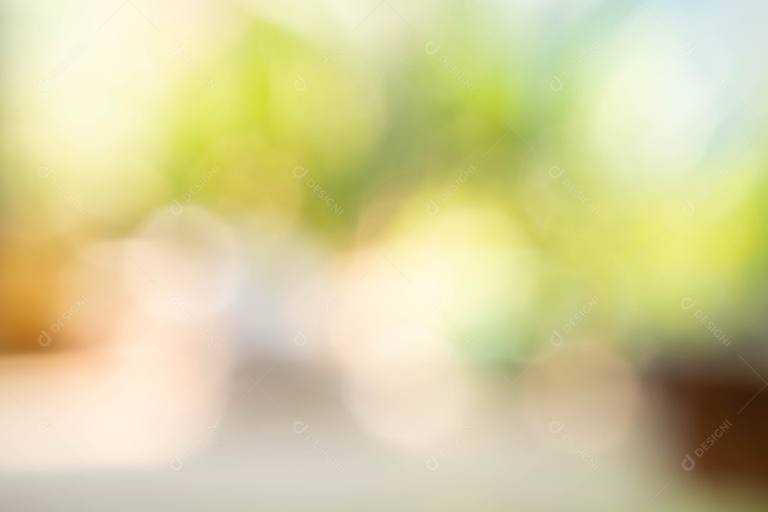 Conceito do dia mundial do meio ambiente: fundo de papel de parede de natureza verde turva abstrata