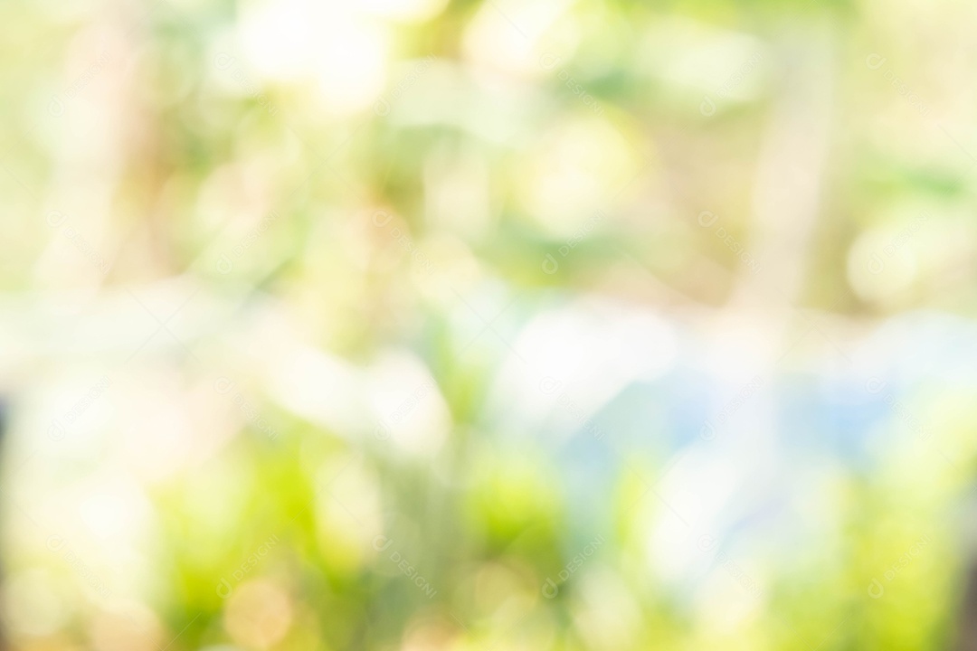 Conceito do dia mundial do meio ambiente: fundo de papel de parede de natureza verde turva abstrata