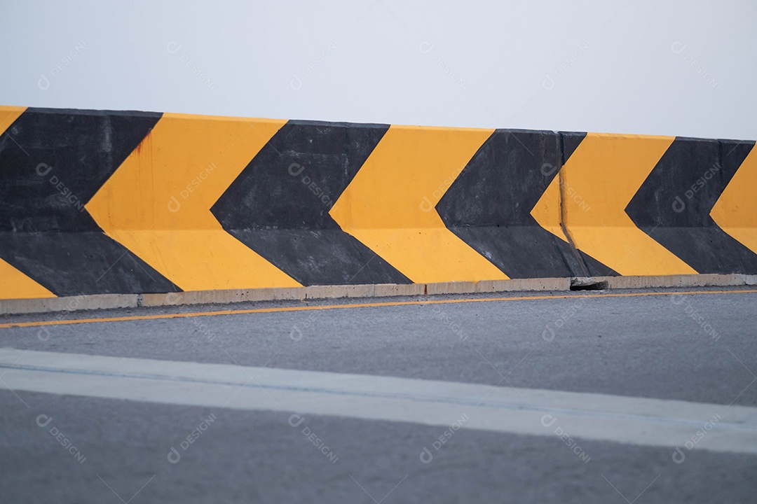 Concreto, Pretas, Amarela, Barreira