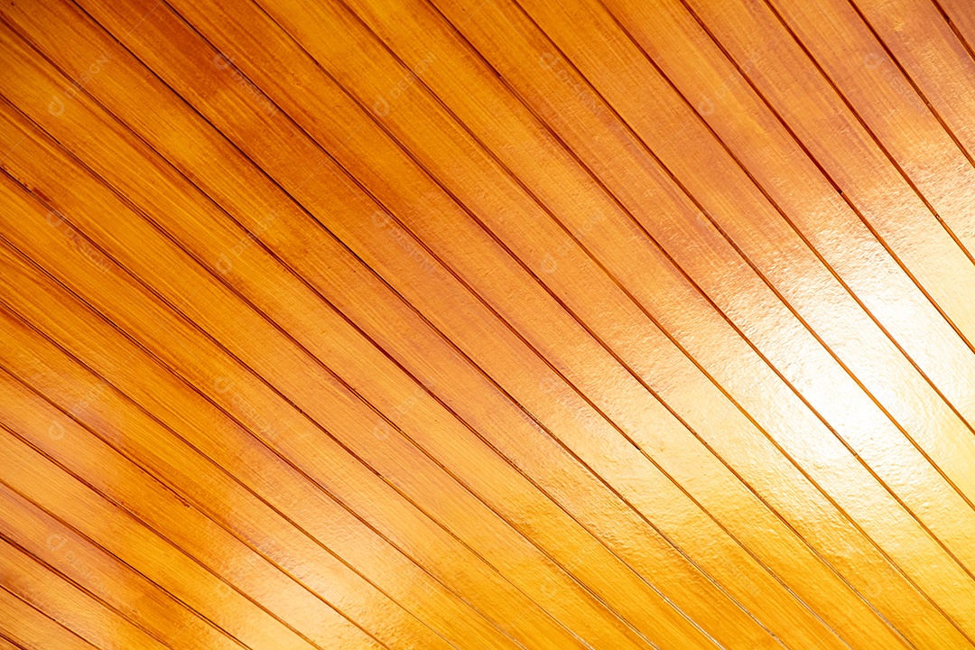 Fundo de teto de madeira artificial laranja