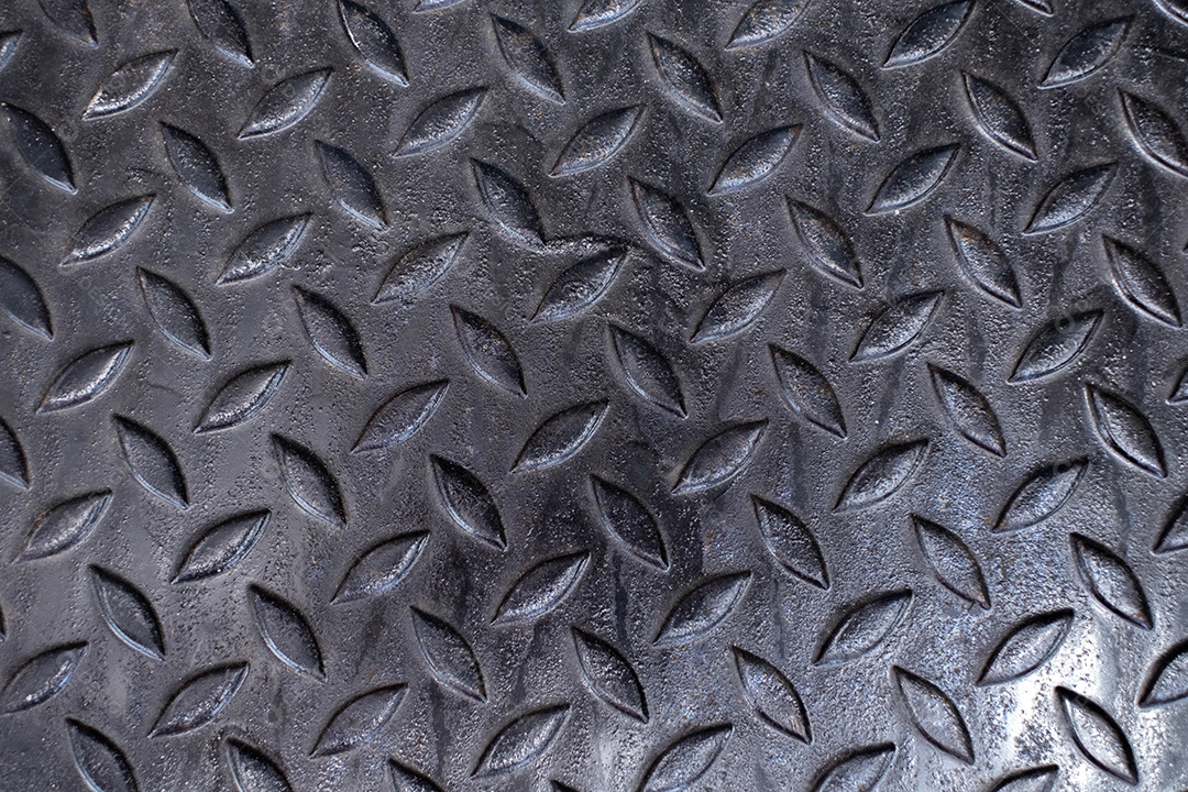 Sola de aço antiderrapante, composta por botões ovais. usado para colocar coisas de vários aparelhos Para garantir a segurança, fundo preto