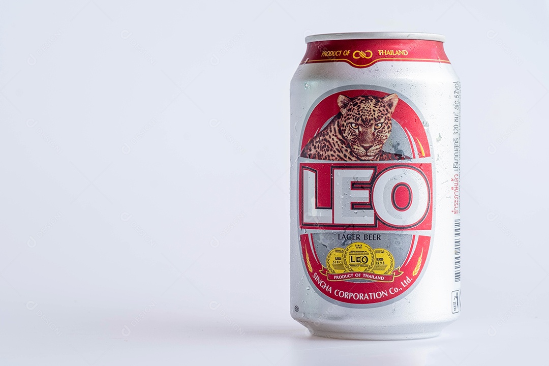 Cerveja Tailândia Leo Beer em lata