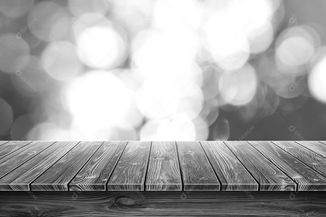 madeira com fundo de desfoque background preto e branco