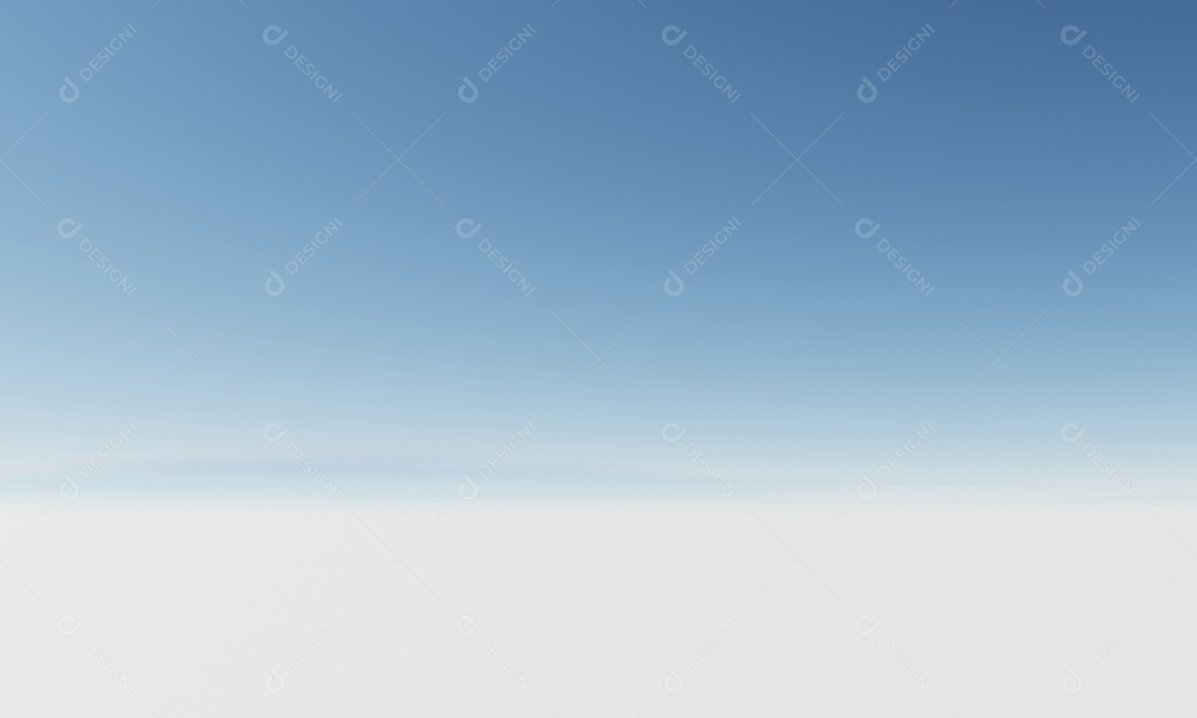 Fundo de céu azul claro. Conceito de natureza e paisagem. renderização de ilustração 3D.