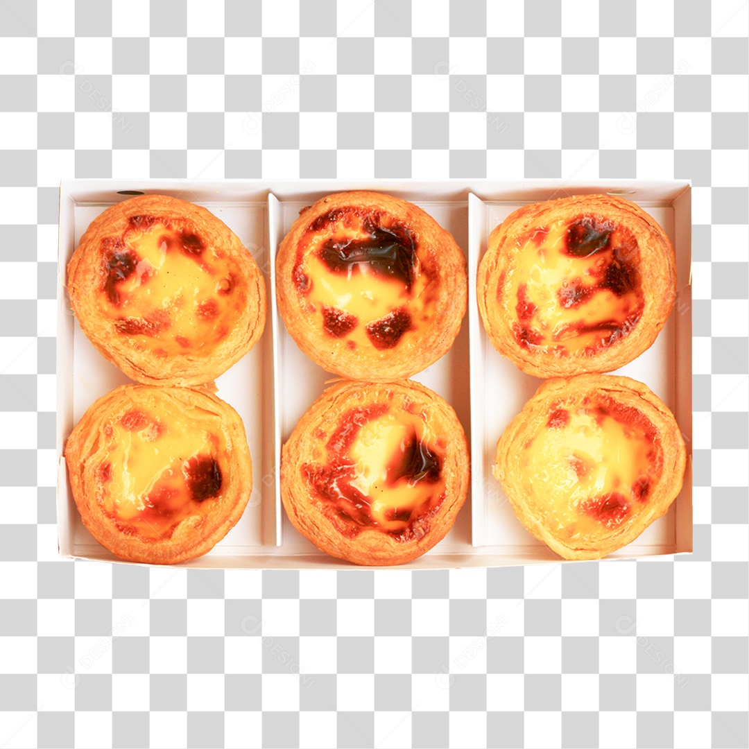 Sobremesa Egg Tart PNG Transparente