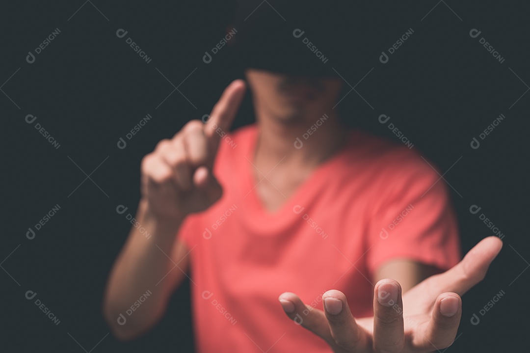 Jogue Usando óculos de realidade virtual, metaverso de mundos virtuais em 3D