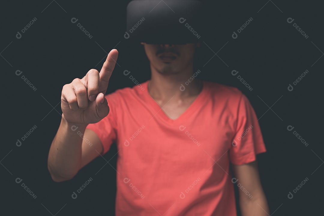 Jogue Usando óculos de realidade virtual, metaverso de mundos virtuais em 3D