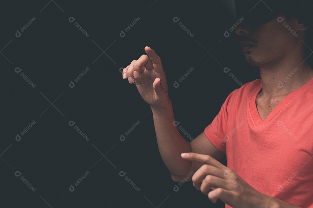 Jogue Usando óculos de realidade virtual, metaverso de mundos virtuais em 3D